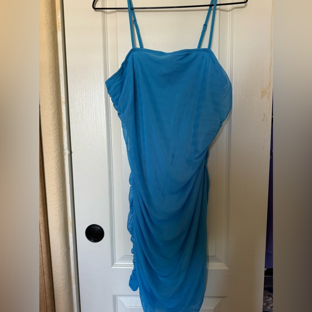 Blue dress